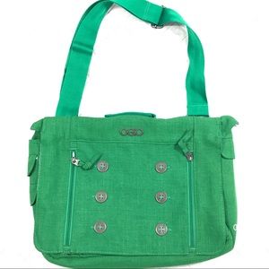 Green Ogio Midtown Messenger Laptop Bag
